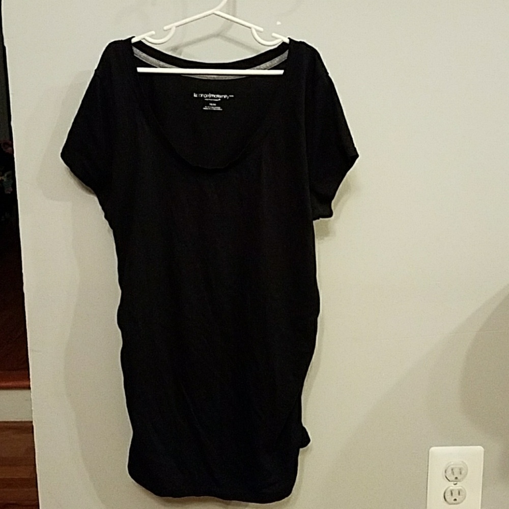 Liz Lange Black Maternity Shirt  (M)